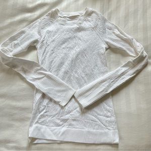 Lululemon Lace Texture Long Sleeve Top